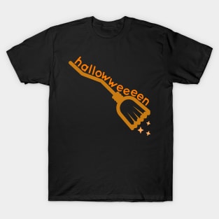 halloween broom T-Shirt